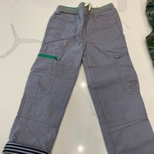 Mini Boden Grey cosy lined cargo pants (6y).